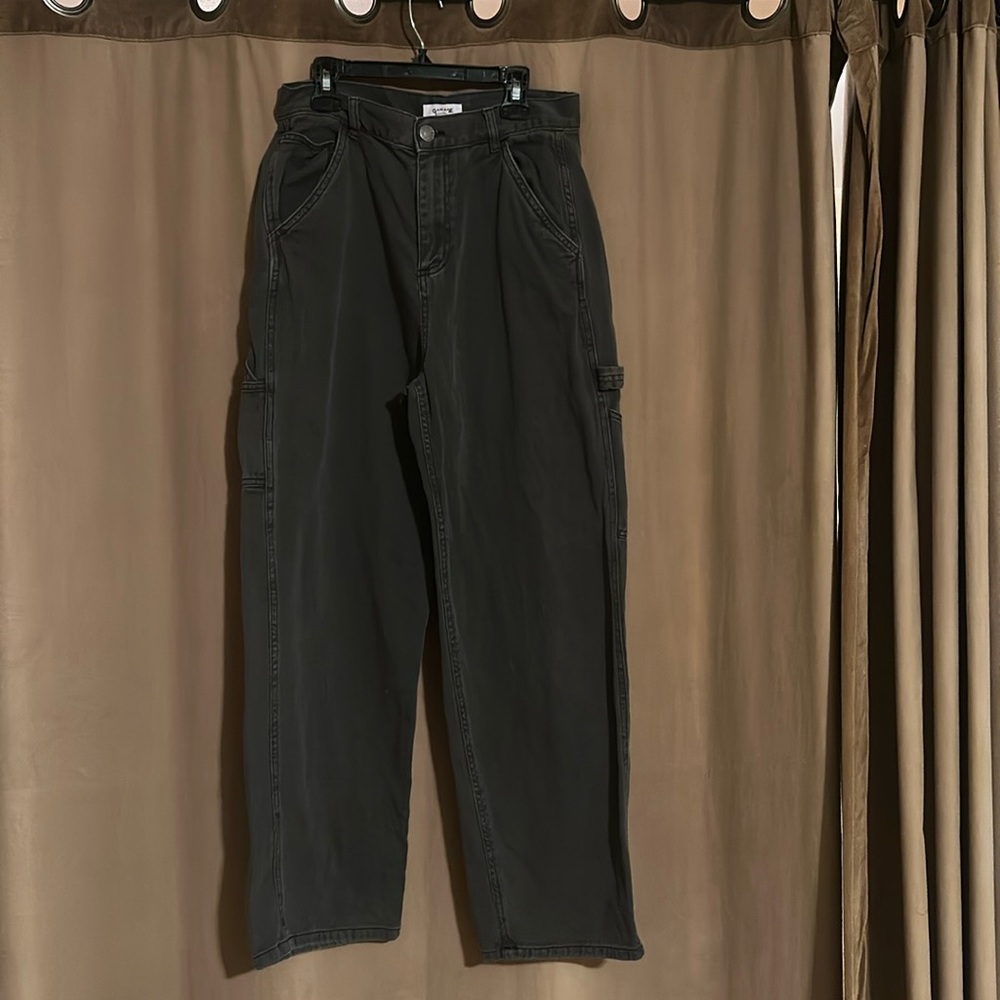 GARAGE Dark Toffee Brown Baggy Jeans